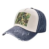 Baseballkappe, Militär, Camouflage, stilvoll, gewaschen, Used-Look, Vintage, verstellbar, Unisex, bequem, marineblau, Einheitsgröße