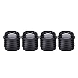 kajak stopfen,Tbest Kajak Stopfen, Kayak Plugs,Kajak Scucker Plugs Bungs Stopper Boot Ablassschraube,4 Stück Kajak Zubehör Kayak Boot Kanu Scupper Stopper Bungs Abfluss Löcher Plugs Ersatz M1521 Mediu