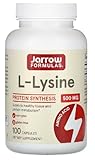 Jarrow Formulas - L-Lysin | Hochwertige essentielle Aminosäure für den Proteinaufbau und Immunsystem-Unterstützung - 100 Kapseln