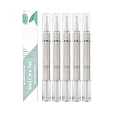 Nail Care Pen 4ml - Health Nail Care Pen für gepflegte Fingernägel & Fußnägel, GestäRkte NäGel, 2/3/4/5 Stück Nagel Stift, Nagelpilz Stift mit Teebaumöl, Vitamin E & Aloe Vera (5pcs)