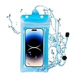 Tauch-Telefontasche – Schwimmende Handy-Schutzhülle zum Tauchen, Unterwasser-Telefon-Schutzwerkzeug, wasserdichte Hülle zum Angeln, Schwimmen, Tauchen, Bootfahren und Schwimmaktivitäten