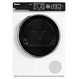 MOCTOR Wärmepumpentrockner DH9008A3W, 8 kg, 15 Programme, WI-FI VeeZyApp, Zwei Wege Schleudern, Startzeitauswahl, LED-Display