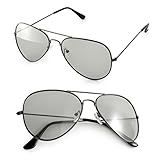 Ganzoo 2er Set 3D Brillen (Pilotenbrille) für passives 3D TVs, PC-Spiele oder Kino RealD, Passivbrille (zirkular polarisiert) Farbe: schwarz, Marke