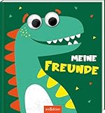 Meine Freunde – Dino: Freundebuch mit lustigen Wackelaugen | ab 3 Jahren