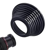 Filteradapter für Kameras Ringe Set,Metallische Kamera Objektiv Filter Ring,Fotofilteradapter,Objektivadapter aus Metall,Objektiv Adapter Filter Reduzierringe,Durchmesser von 37 mm Bis 82 mm Tokaneit