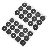 CIYODO Billardtisch Markierungspunkte 2 Stück Schwarz Strapazierfähige Aufkleber für Snooker und Pool Reißfestes Tuchschutz Zubehör für Billardtisch