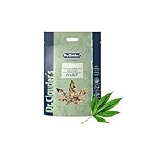 DR.CLAUDER'S - Trainee Snack Hanf | Ballastoffreiche Hanf Snacks mit Omega-3- und Omega-6, Vitaminen und Spurenelementen für Hunde und Katzen. Getreidefreie Leckerlis im Frischebeutel | 80g
