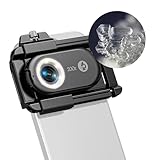 CAMOLO 200X Handy Mikroskop Handy Lupe 200X Telefonmikroskop Cannabis Apexel Mikroskope Handy HD Digital Mikroskop Linse für iPhone Pixel Samsung Xiaomi