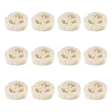 Natur Luffa Schwamm Seifenkissen，Regerly 12 Stück luffa schwammseifenablage luffa seifenablage Seifenkissen aus 100% Luffa schwamm luffaschwamm für Dusche Bad Küche Arbeitsplatte