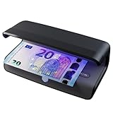 Safescan 75 LED Geldscheinprüfgerät mit ultrastarkem UV- & Weißlicht - Falschgeldprüfgerät für Banknoten, Kreditkarten & Ausweise - Geldprüfer mit dreifacher Erkennung - Geldprüfmaschine