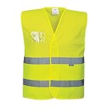 Portwest Warnschutz-Netz Weste, Größe: L/XL, Farbe: Gelb, C494YERL/XL