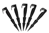 GARDENIX 50 Stück AquaPEG Polypropylen (PP) Gartenschlauch Anker Boden Erdspiess Befestigungsanker für Tropfschlauch Perlschlauch Steckgabel