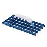 MIVOS Schleifraspel - Profi-Schleifbrett - Gitterrabot - Putzhobel - 290x145mm - Stahl Raspelbrett, Putzglätter - Gipsabstreifer - Putzkratzer - Edelputzkratzer
