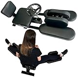 MuscleForge® Professionelle Bein-Spreizer zur Dehnung der Adduktoren bis über 180°, Bein-Streckmaschine, Spagat-Trainer für Beine – Ideal für Kampfsport und Ballett und tägliches Training