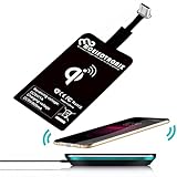 USB TYP C Qi passend für Samsung Galaxy A56 A36 A26 A16 A06 A55 A35 A25 A15 A05 A52s A52 A72 A32 A51 A50 S25 S24 S23 S20 Ultra 5G Wireless Empfänger Induktion Adapter Ladegerät Charger Receiver