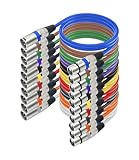 10 Stück XLR Kabel, 1M 10 Farben Mikrofon Splitterkabel Adapter, 3-Pin XLR Stecker auf Buchse Mikrofonkabel für Mikrofon, Verstärker, Mischpult, Lautsprecher