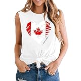 2025 - Tanktops und Camisoles für den Sommer für Damen, lässiges Rundhals-Shirt mit Muster für den Alltag, perfekt zum Kombinieren mit Jeans, pflegeleichtes, maschinenwaschbares Satin (White, L)