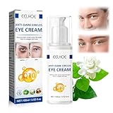 100ML Jasminsalbe für Augenringe Tränensäcke, Eye Cream, Augenringe Entfernen, Augencreme Gegen Falten und Augenringe, Augenpflege, Augencreme mit Collagen und Aloe Vera