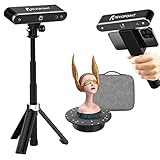 POP 2 3D Scanner, Hochpräzises 3D Scanner für 3D Drucker, 0,05 mm Genauigkeit, 10 fps Desktop- und Handheld Infrarot 3D-Scanner, Drahtlose WiFi-/USB3.0, Kompatibel für Windows, Android, IOS, Mac OS