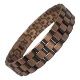Ultrastarkes MnB Magnetics Magnetarmband aus reinem Kupfer im Rolex Jubillee Stil