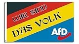 FlagShipper - AFD Flagge 150x90 cm Alternative für Deutschland Design AfD Partei Fanartikel Fahne NEU Logo Dunkelblau Landtagswahl Europawahl Bundestagswahl für Garten Demonstration