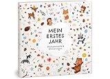 Babyalbum Mein erstes Jahr - Baby Erinnerungsbuch für die schönsten Momente - Das Babybuch zum Ausfüllen fürs 1. Lebensjahr - GB23 Ein besonderes Geschenk zur Geburt: Boho Spielzeug