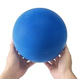Aiyouwei 18 cm weicher, geräuschloser Schaumstoffball, Schwammball, Indoor-Aktivitätsball, Kickball, Dodgeball, Spielplatzball(blau)