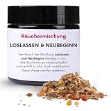 Räuchermischung 60 ml - Energetische Reinigung | Spirituelle Rituale Raumreinigung | 100 % natürlich & handgemacht (Loslassen & Neubeginn)