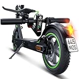 E Scooter mit Straßenzulassung, 350W Motor E Roller mit App, 30KM Reichweite, Elektroroller 120kg Tragkraft, Faltbarer Elektroscooter Erwachsene für den Pendlerverkehr, Mit Electric Scooter-Tasche