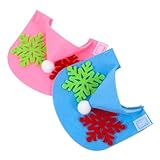 DIYEAH 2 Stück Teiliges Vogelkostüm Wintermantel für Papageien Gefilzter Schneeflocken-umhang Universeller Leichter Winddichter Federkleid-umhang für Wellensittiche Festliche