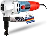 FANZWORK Knabber Blechknabber Knabber Nibbler Blechschere Blechnibbler 600W (mit Koffer und 2 x Stempeln)