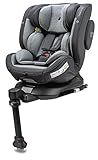 Osann Turai360 SL Kindersitz i-Size 40-105 cm, Reboarder-Kindersitz mit Isofix und Standfuß - Universe Grey