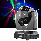 Wasd3Pods Bühnenbeleuchtung Dj-licht, Led-strahler, Led-effektlicht, 3 W * 16 Led-leuchten (rot, Grün, Blau Und Weiß), 540 ° -drehung, Geeignet Für Party/Hochzeit/Ktv/Club