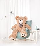 Großer Teddybär Amigo XXL - 160 cm - Braun - Plüschtier XXL Super Big - Teddybär - Mega-Kuscheltier