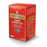 Twinings English Breakfast Tea - Schwarzer Tee lose in der Tee-Dose - kräftiger Schwarztee aus hochwertigen Teeblättern, gepflückt in Sr, Lankas und Indiens besten Teegärten, 200 g