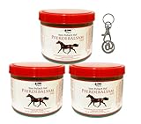 ILODA Einkaufswagenchip aus Metall + 3x 500ml Pferdebalsam Gel grün, Pferdesalbe, Pferdegel kühlt, belebt und entspannt, wohltuend für Rücken und Beine