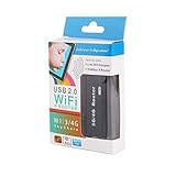 Smarter WLAN-Router, Tragbarer 3G/4G-WLAN-Wlan-Hotspot, Kompatibel mit HSDPA/HSUPA/HSPA+, CDMA EVDO Rev A/B, Erkennt Automatisch ADSL/DHCP und WAN/LAN