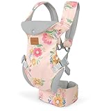 YooxArmor Babytrage für Neugeborene ab Geburt,Ergonomische gemütlich und leichtgewichtig Babybauchtrage mit Nackenstütze,Rückentrage Baby-Tragetasche Geeignet für 3-30 kg