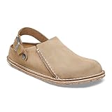 Birkenstock LUTRY PREMIUM SUEDE SUEDE LEATHER WOMENS CLOGS Gray Taupe 38 US 7-7.5