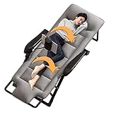 Generisch Garden Sun Lounger Extra Wide Folding Outdoor Chair with Padding and Brackets – Ideal for Deck, Beach, and Camping