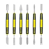6-teiliges Metallset, kompaktes 6-teiliges Stahl-/Metallset, langlebiges Computer-Werkzeugset für Telefone und mehr Khv938 (Yellow, 18X10cm)