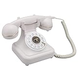 ZLXHDL Vintage-Telefon-Sound-Gästebuch-Funktion, dekoratives Retro-Festnetz für Zuhause, Hochzeit, Party