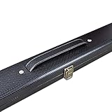 AONETIGER® Billard Queue Koffer 3/4 114cm für Snooker und Pool Stabiler Tragegriff und Weichem Innenfutter