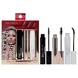 Paris Hilton Steal The Show Mascara Trio – Clump-Free Black Mascara – Long Wearing Lengthening, Volumizing, Curling Mascara – Gifts for Women – 3 Stück
