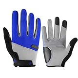 LXJLXD Rutschfeste Motorradhandschuhe, Vollfinger-Touchscreens, Motorradhandschuhe, Sport, Fahrradhandschuhe für Damen und Herren, einfach zu bedienen