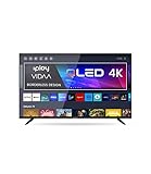 ALLVIEW 43‑Zoll QLED 4K Smart‑LED Fernseher QL43iPlay6200‑U – Nahezu Rahmenlos, HDMI & USB, WLAN & Bluetooth, Wandmontierbar (VESA 200×200)