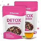 Detox Tee zum Abnehmen – 56 Tage Kräutertee Obsttee -Kur im 2er Pack (56 Beutel) – Sanfte Entgiftung & Verdauung – Mit Camellia, Löwenzahn & Rosenblüten