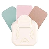 Vaessen Creative 2137-037 3 in 1 Eckenstanzer, Eckenabrunder aus Metall und Plastik, zum Basteln mit Papier, Karten Gestalten und Scrapbooking, Kunststoff Legierter Stahl, Crème, 14/17 / 20 mm