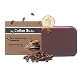 Coffee Cleaning Soap- Gentle Cleaning Bar with Coffee Essential Oil, Bath Essentials for Washing Hands, Face, Bath, Shaving, Makeup Removal (1)