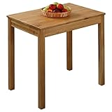 Krok Wood Esstisch Tomas aus Massivholz (Eiche, 75 x 50 x 75 cm)